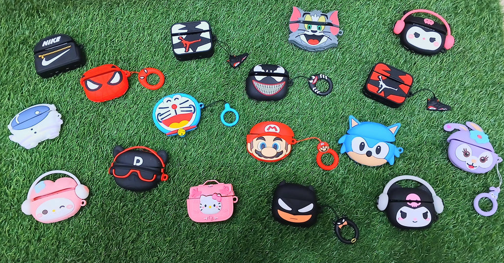 3D Cartoon AirPods Case Covers | Cute Silicone Protective Case
