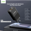 Airox AD-22 45W Fast Charger ⚡ Less Time, More Power. QC 3.0 certified 45W adapter