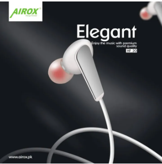 Airox HF-20 Elegant Wired Earphones | Premium Sound 3.5mm