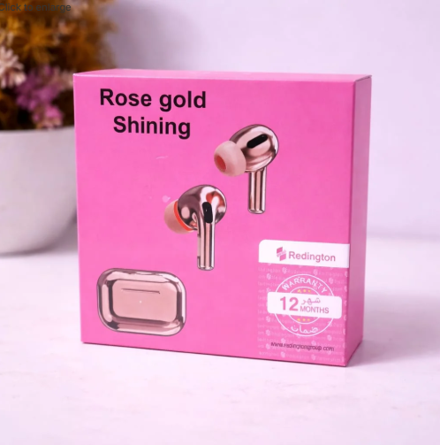 Rose Gold Shining Wireless Earbuds | Premium TWS by Redington