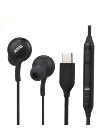 AKG USB-C In-Ear Earphones | Hi-Fi Stereo Sound with Mic
