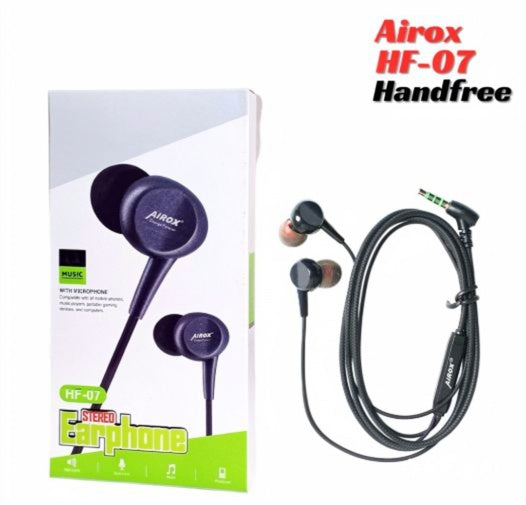 Airox HF-07 In-Ear Headphones | Deep Bass Earphones with Mic
